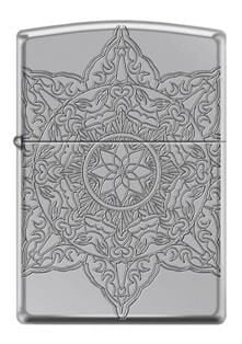 Zippo Decorative Pattern Design Armor Case Çakmak