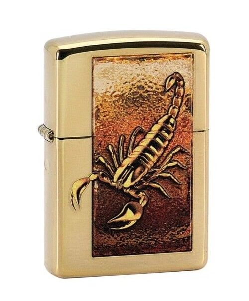 Zippo Scorpion Gold - Altın Akrep Dizayn Çakmak