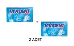 Vivident 45 Dakika Nane Aromalı Şekersiz-Tatlandırıcılı Şerit Sakız 26g (2 ADET)