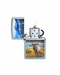 Zippo Linda Picken Collection Deer in Nature Dizayn Çakmak