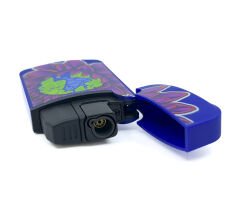 Zengaz Cool Tasarım Jet Alev Çakmak - Flower Earth