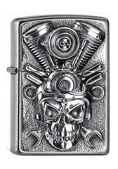Zippo Engine Skull Design Çakmak