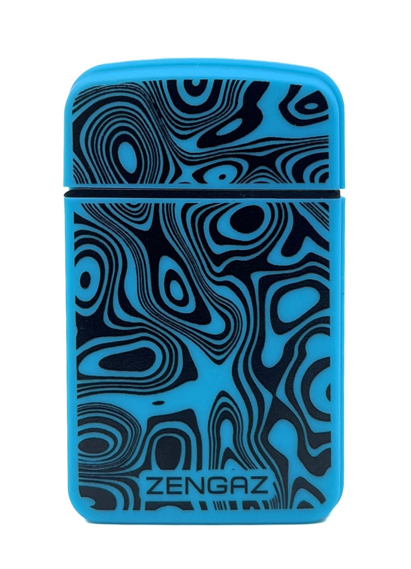 Zengaz Cool Tasarım Jet Alev Çakmak - Blue Vortex