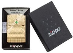 Zippo Eye Of Providence Design Armor Case Gold Çakmak