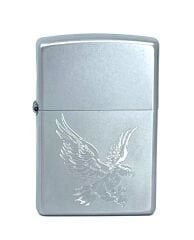 Zippo Eagle - Kartal Satin Chrome Dizayn Çakmak