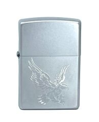 Zippo Eagle - Kartal Satin Chrome Dizayn Çakmak