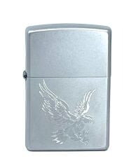Zippo Eagle - Kartal Satin Chrome Dizayn Çakmak