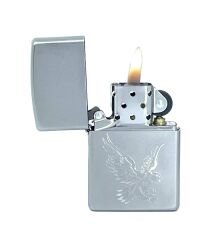 Zippo Eagle - Kartal Satin Chrome Dizayn Çakmak