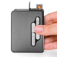 S&M USB Çakmaklı Otomatik Tabaka Antrasit