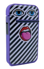 Zengaz Cool Tasarım Jet Alev Çakmak - Happy Mouth