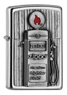 Zippo Gas Pump / Gaz İstasyonu Emblem Çakmak