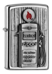 Zippo Gas Pump / Gaz İstasyonu Emblem Çakmak