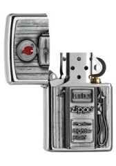 Zippo Gas Pump / Gaz İstasyonu Emblem Çakmak