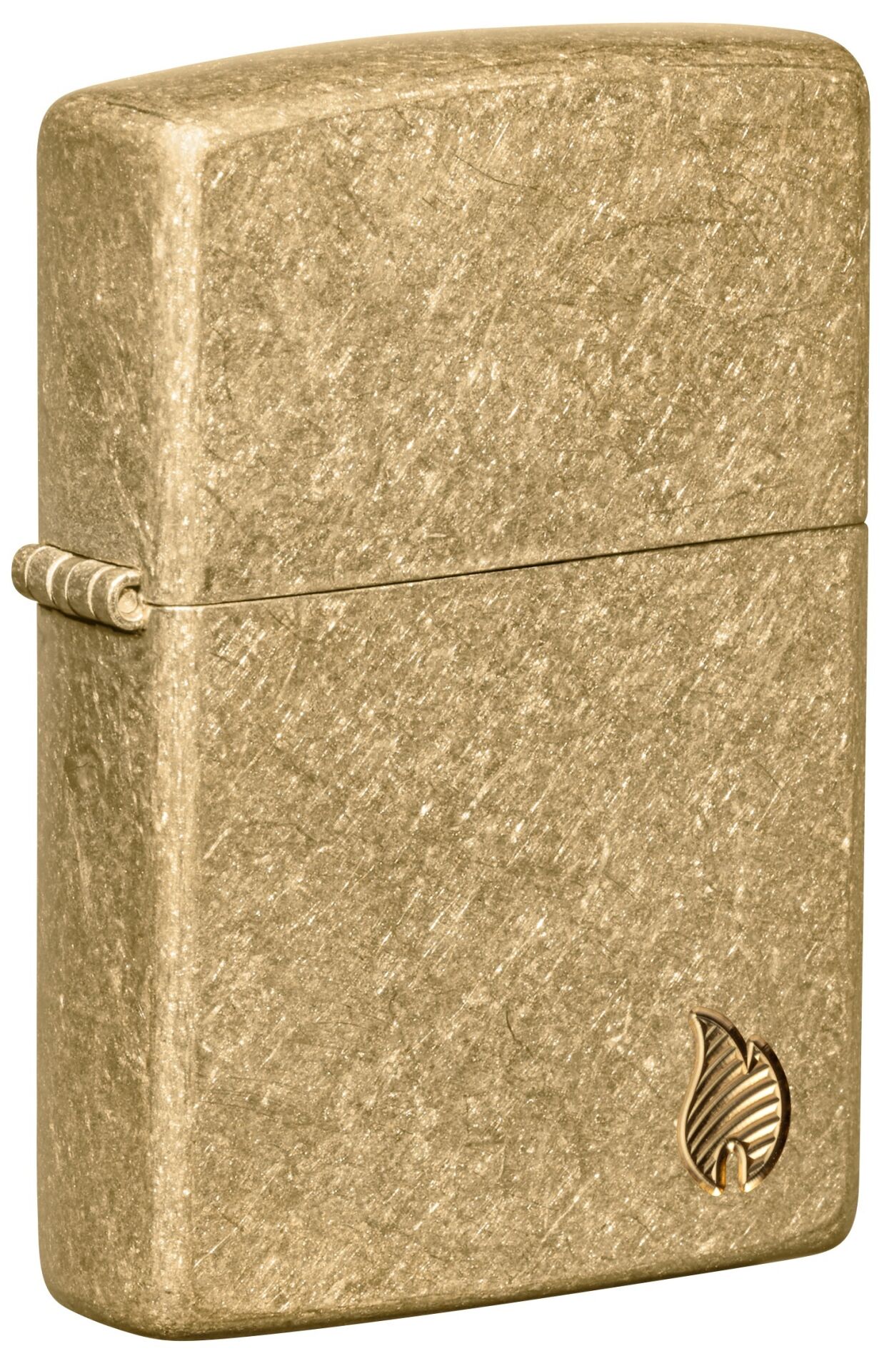 Zippo Armor® Series Flame Tumbled Brass Dizayn Çakmak