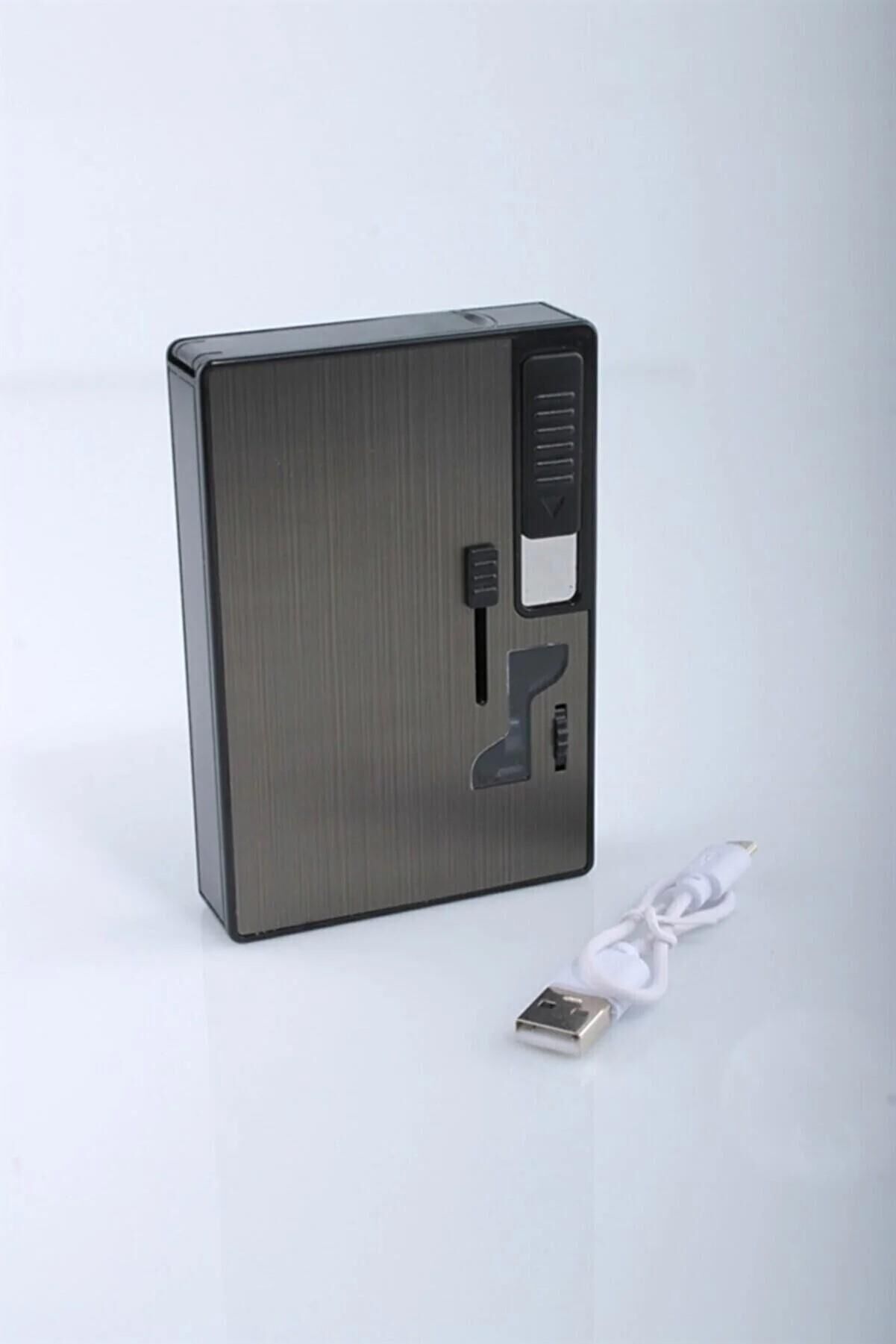 USB Çakmaklı Otomatik Tabaka Antrasit