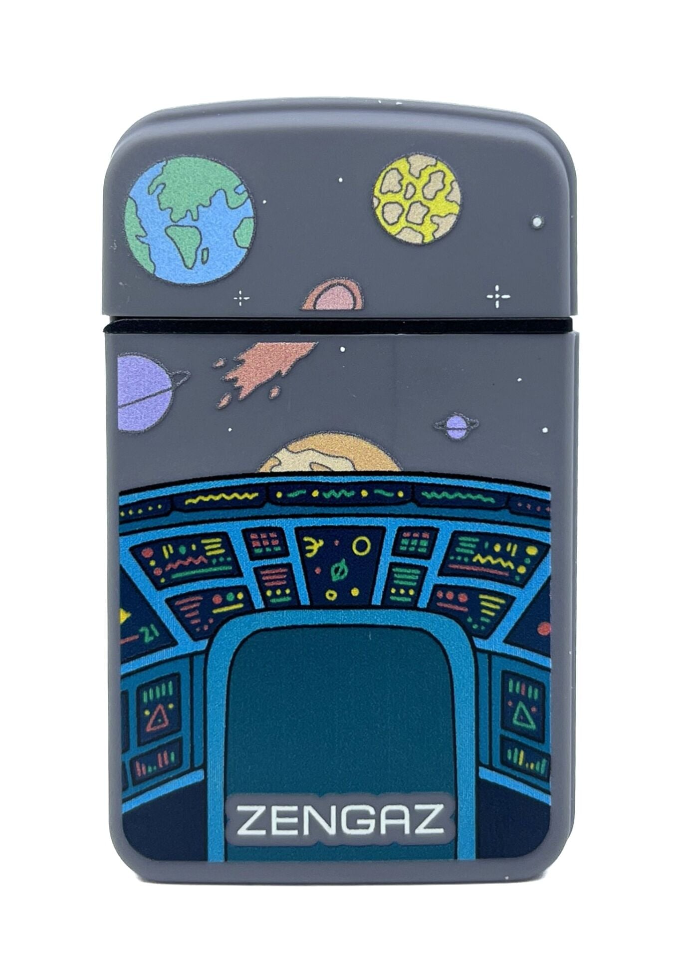 Zengaz Cool Tasarım Jet Alev Çakmak - Galactic Grey