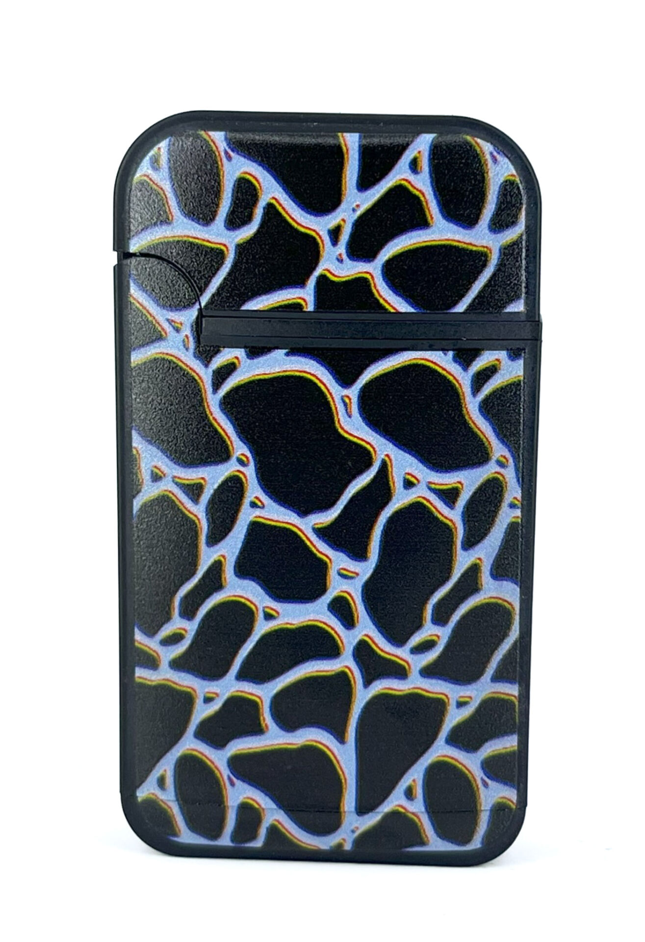 Zengaz Cool Tasarım Jet Alev Çakmak - Black Crackle