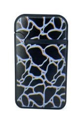 Zengaz Cool Tasarım Jet Alev Çakmak - Black Crackle