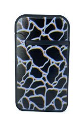 Zengaz Cool Tasarım Jet Alev Çakmak - Black Crackle