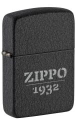 Zippo 1932 Replica Black Crackle Dizayn Çakmak
