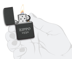 Zippo 1932 Replica Black Crackle Dizayn Çakmak