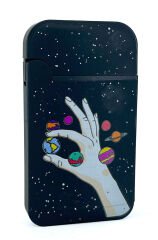 Zengaz Cool Tasarım Jet Alev Çakmak - Planets Orbiting
