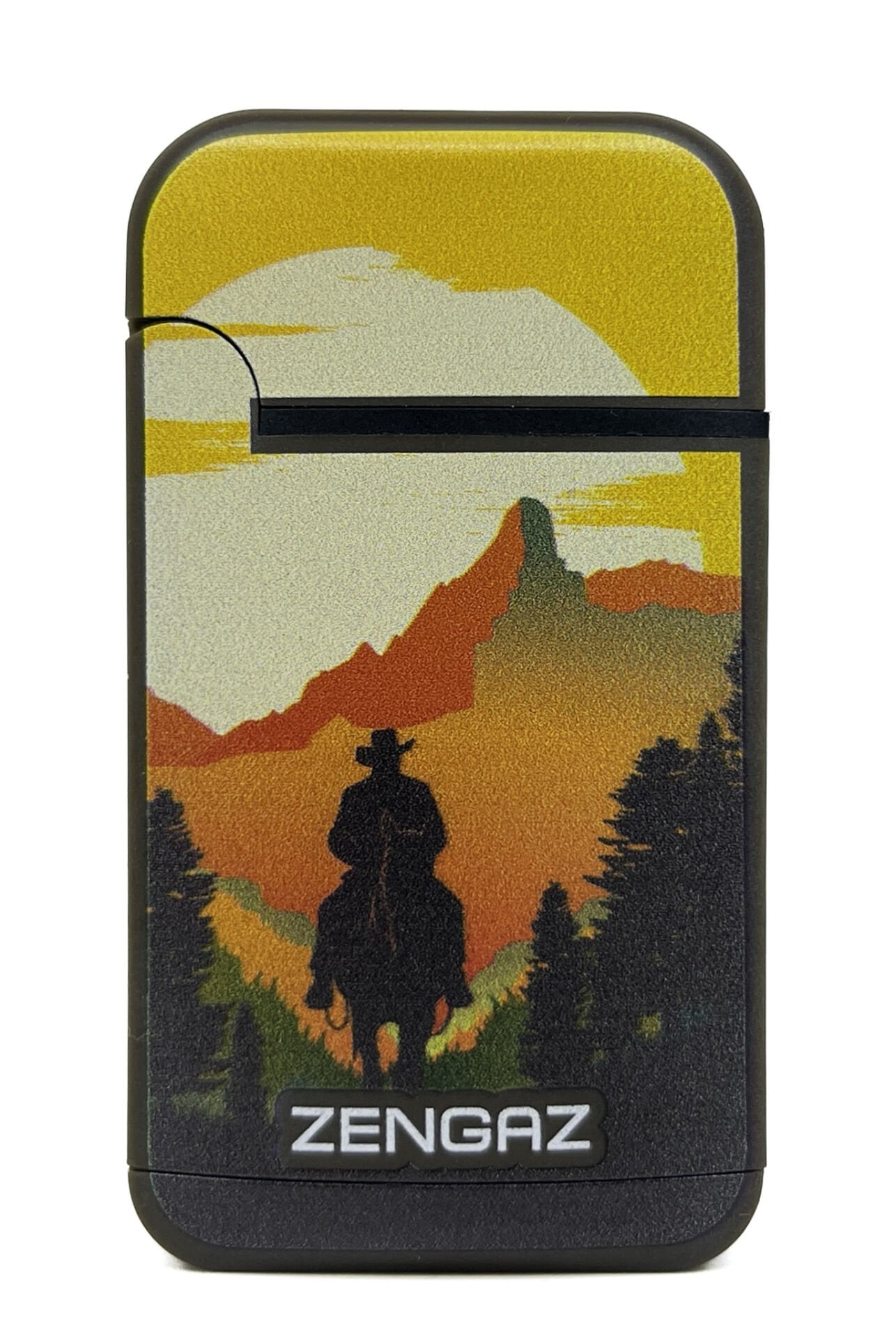 Zengaz Cool Tasarım Jet Alev Çakmak - The Western Cowboy