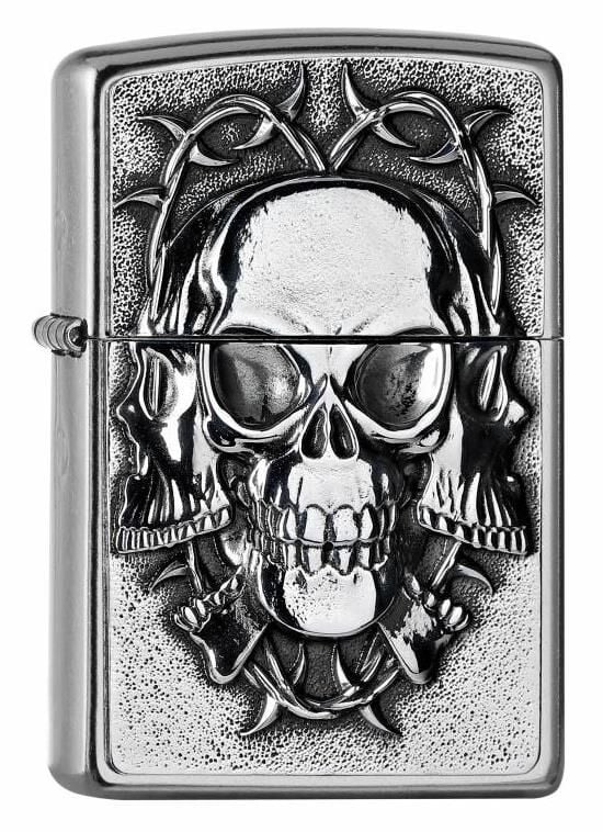Zippo Three Skulls / Üç Kafatası Çakmak