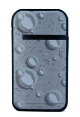 Zengaz Cool Tasarım Jet Alev Çakmak - Water Drops 8Bits