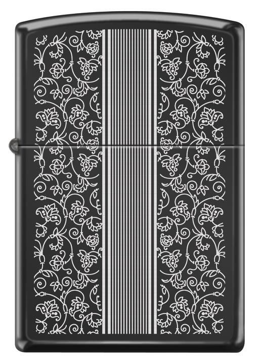 Zippo Floral Ornament Laser Çakmak