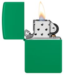 Zippo Regular Green Grass Matte - Çimen Yeşili  Mat Dizayn Çakmak