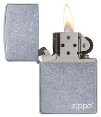 Zippo Regular Street Chrome Logo Çakmak