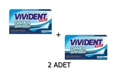 Vivident XYLIT Damla Sakızı Aromalı Şekersiz-Tatlandırıcılı Şerit Sakız 26g (2 ADET)