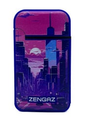 Zengaz Cool Tasarım Jet Alev Çakmak - Synthwave City
