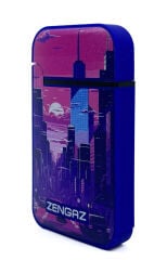 Zengaz Cool Tasarım Jet Alev Çakmak - Synthwave City