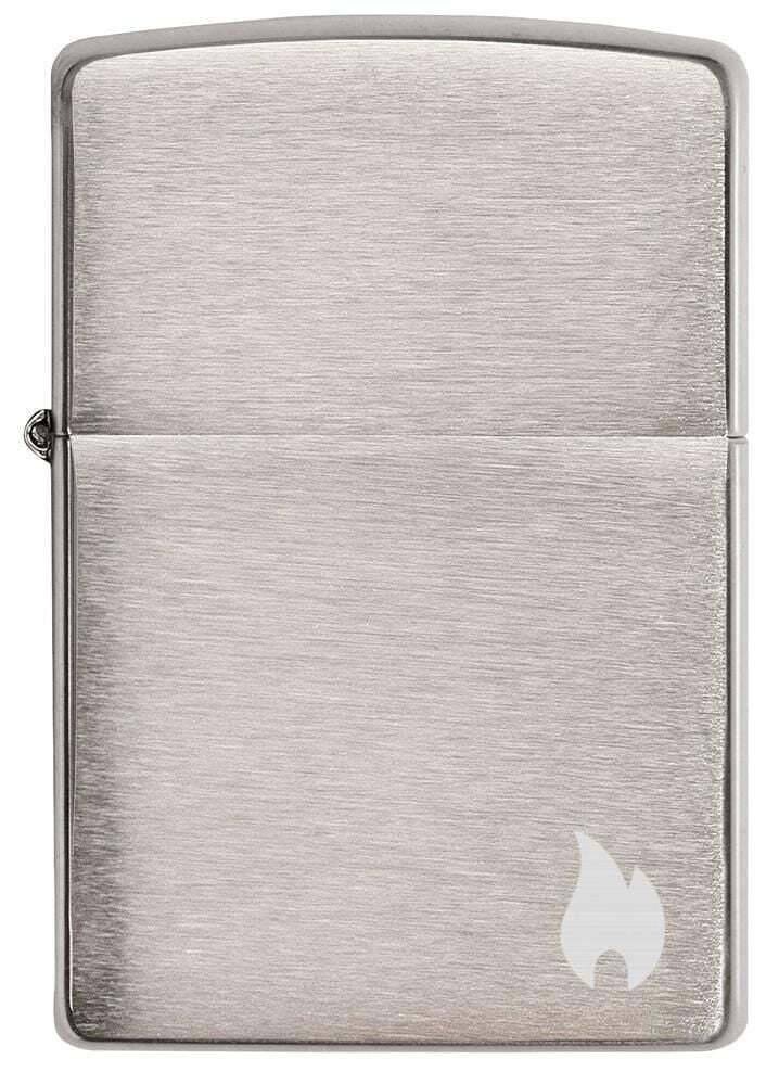 Zippo Flame Reg Brush Fın Chrome Çakmak