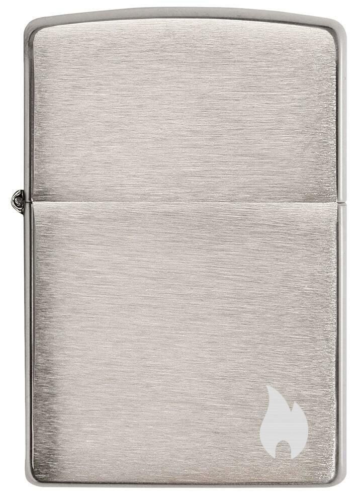 Zippo Flame Reg Brush Fın Chrome Çakmak
