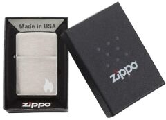 Zippo Flame Reg Brush Fın Chrome Çakmak