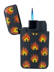 Zengaz Cool Tasarım Jet Alev Çakmak - 8 Bit Flame