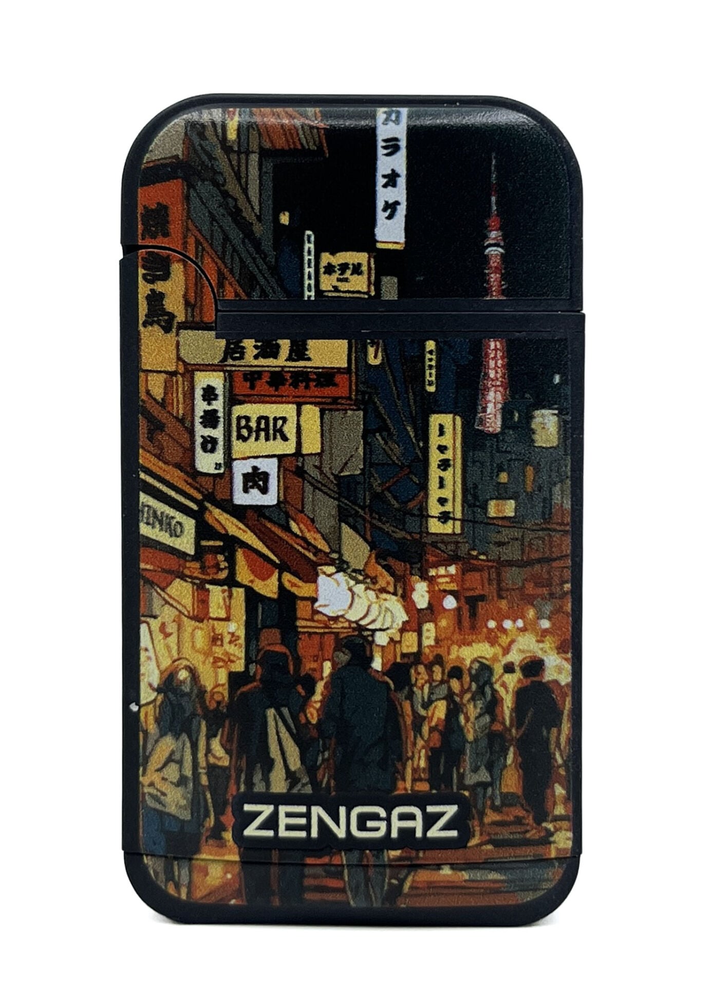 Zengaz Cool Tasarım Jet Alev Çakmak - Midnight Tokyo
