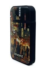 Zengaz Cool Tasarım Jet Alev Çakmak - Midnight Tokyo