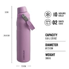 Stanley The Aerolight IceFlow Soğuk Su Termosu 0,60 Lt (20 OZ) - Lilac