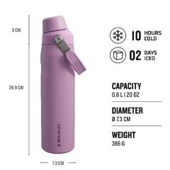 Stanley The Aerolight IceFlow Soğuk Su Termosu 0,60 Lt (20 OZ) - Lilac
