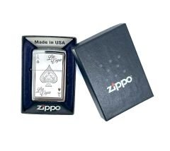 Zippo Las Vegas Ace Spade Dizayn Çakmak