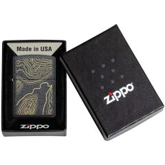 Zippo Topo Map Dizayn Çakmak