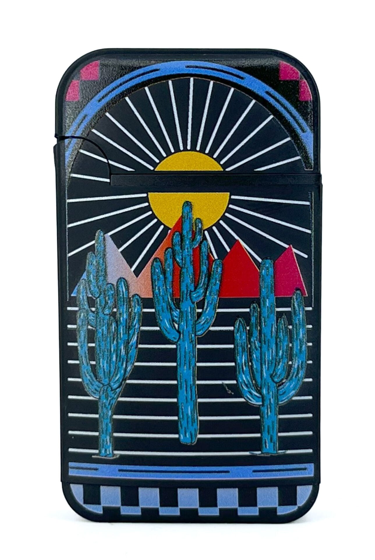 Zengaz Cool Tasarım Jet Alev Çakmak - Sunset Cactus