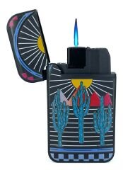 Zengaz Cool Tasarım Jet Alev Çakmak - Sunset Cactus