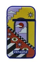 Zengaz Cool Tasarım Jet Alev Çakmak - Pop Art Pulse