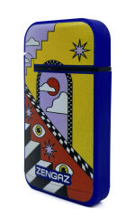 Zengaz Cool Tasarım Jet Alev Çakmak - Pop Art Pulse