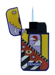 Zengaz Cool Tasarım Jet Alev Çakmak - Pop Art Pulse